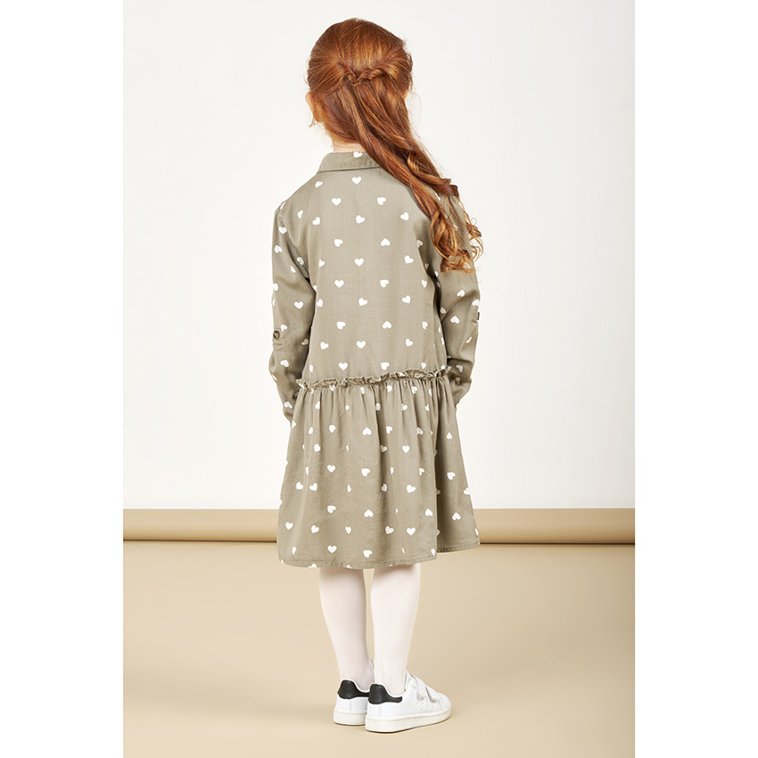 Vestido manga larga lyocell  Additional Vestido manga larga lyocell