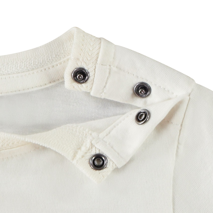 Camiseta de manga corta estampada savana para bebé niño 