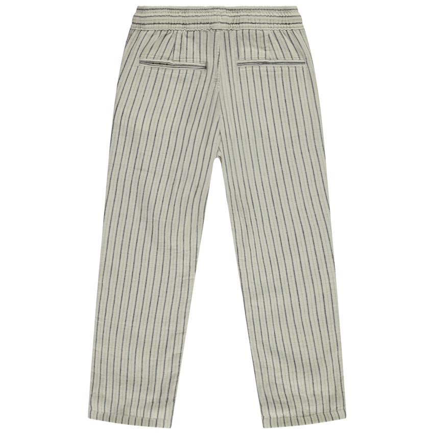 Pantalón de rayas con cintura elástica para niño 