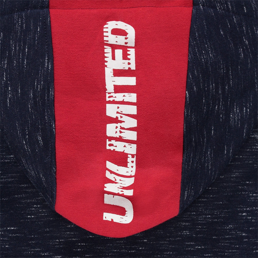 Júnior - Chaqueta de felpa bicolor con capucha y cordoncillo de fantasía 