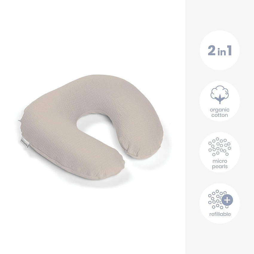 Cojín lactancia y maternidad 150 cm Softy - Tetra Jersey Sand 