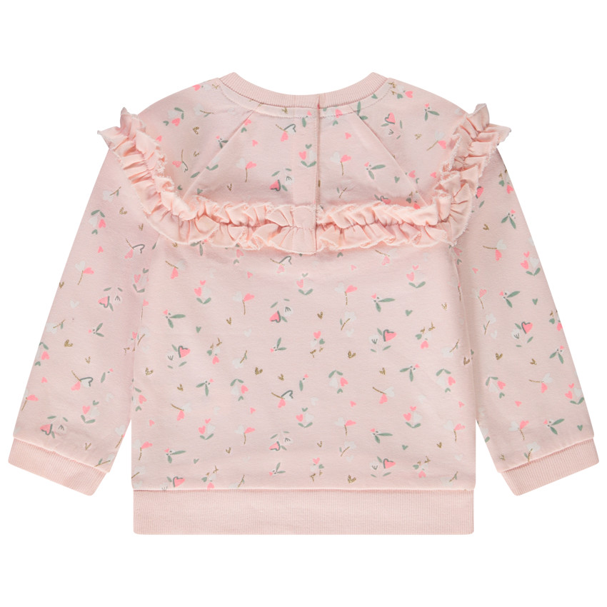 Sudadera de felpa estampado floral para bebé niña  Additional Sudadera de felpa estampado floral para bebé niña