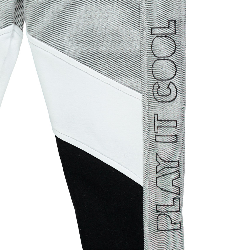 Pantalón jogging felpa tricolor Main Pantalón jogging felpa tricolor