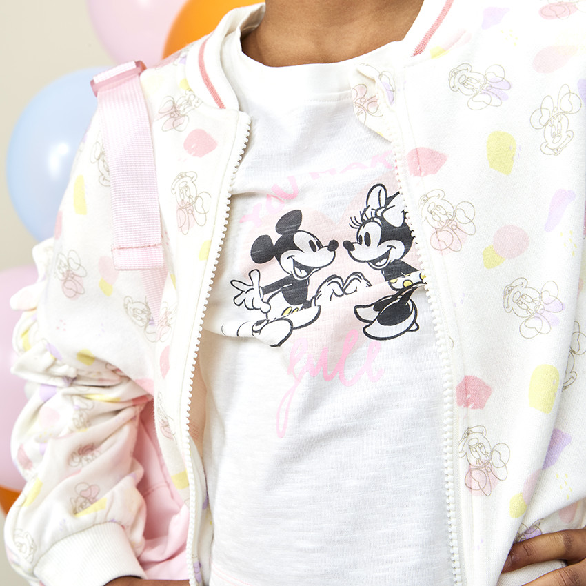 Camiseta manga corta estampado Minnie Disney para niña 
