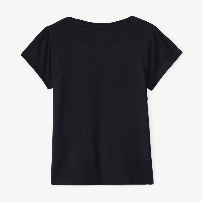 T-shirt manches courtes motif étoile pour fille 