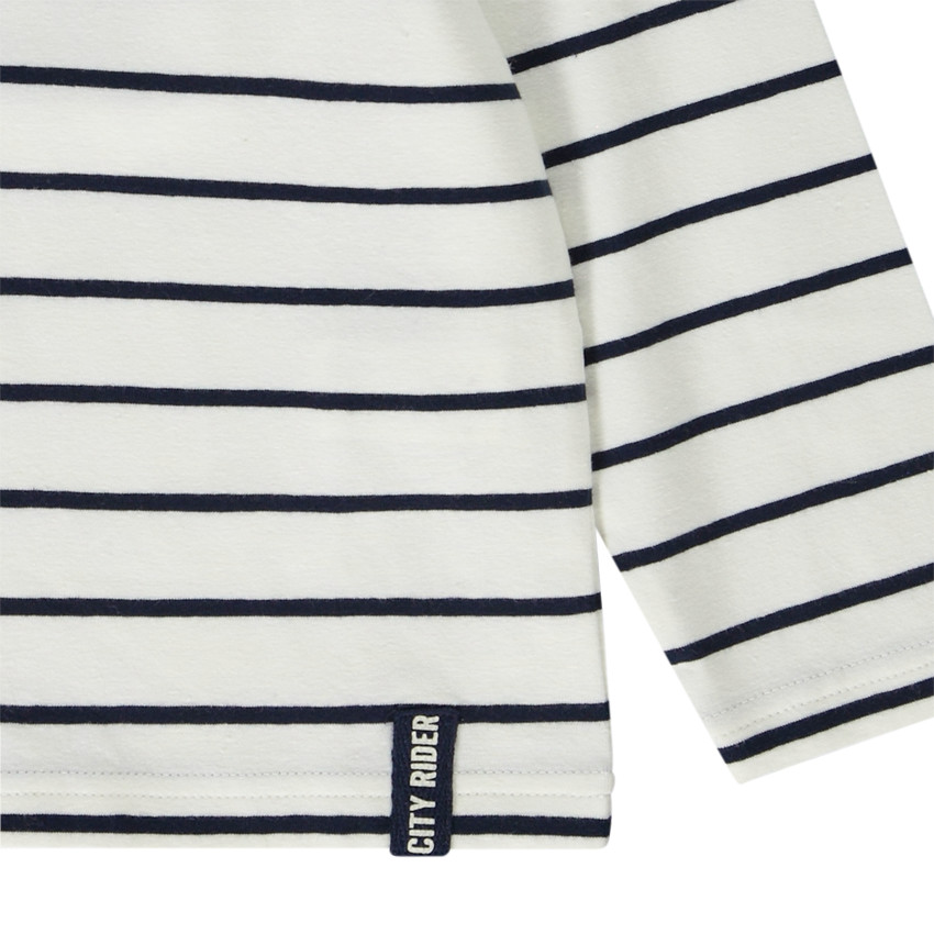 Polo de manga larga a rayas para niño 