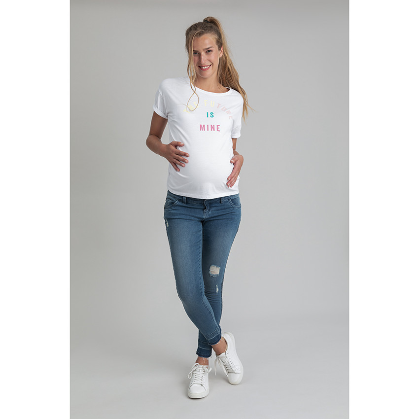 camiseta de embarazo mangas cortas con mensaje  Additional camiseta de embarazo mangas cortas con mensaje