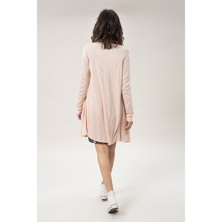 Chaqueta de de embarazo larga en mailla mezclada con hila brillante  Additional Chaqueta de de embarazo larga en mailla mezclada con hila brillante