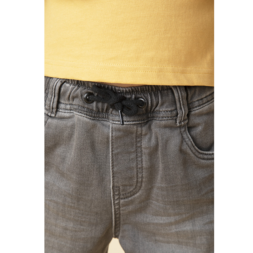 Vaqueros denim elásticos con diseño para niño 