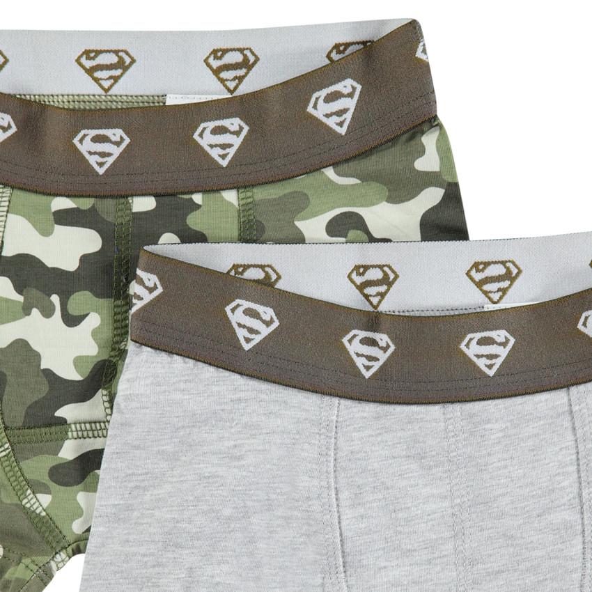 Juego de 2 bóxers de algodón Superman 