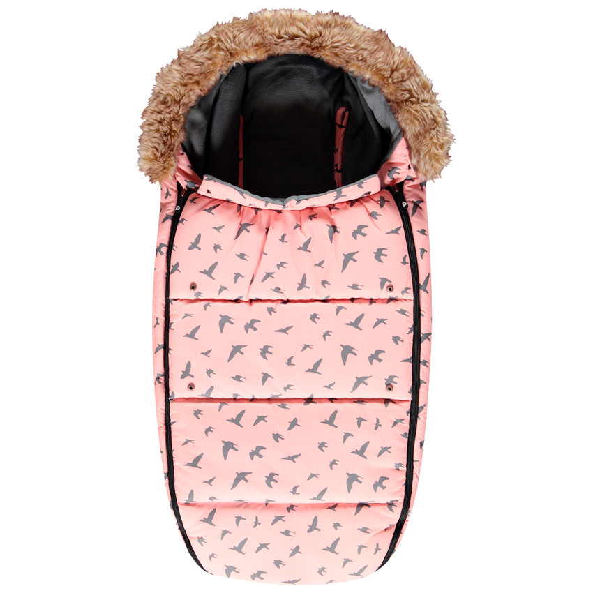 Saco cubrepies polar Birds Rosa 