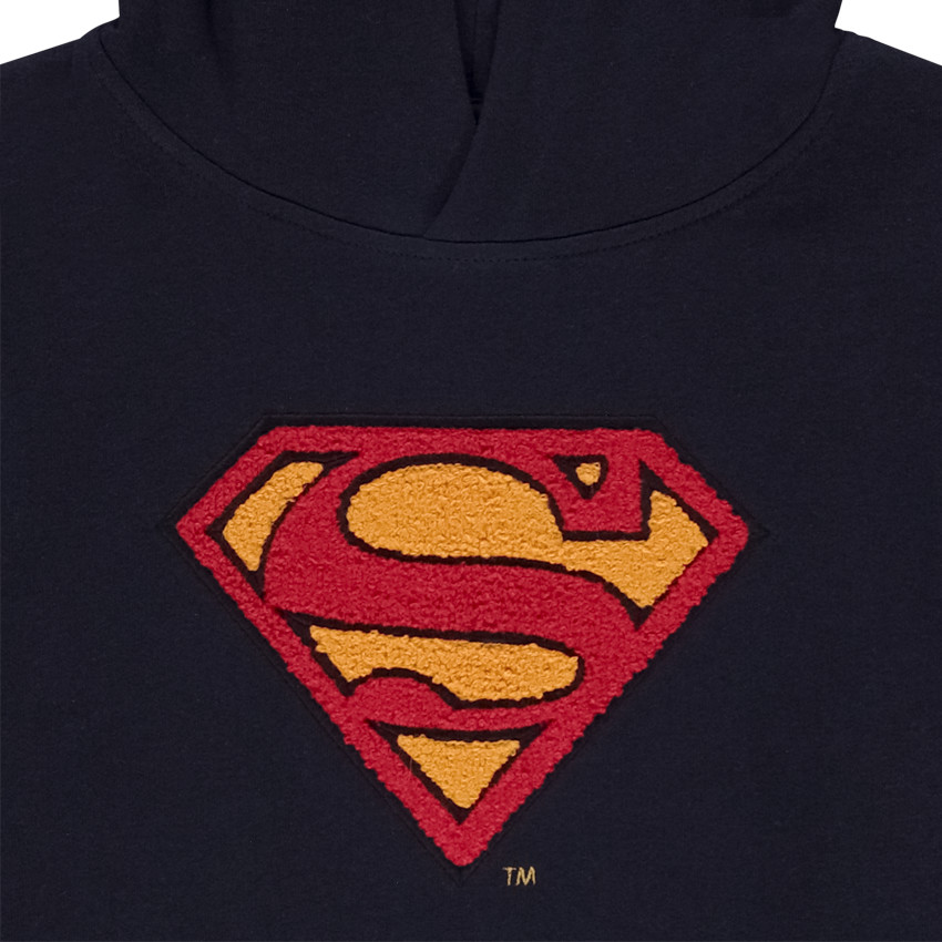 Sudadera de felpa con capucha Superman Warner para niño 