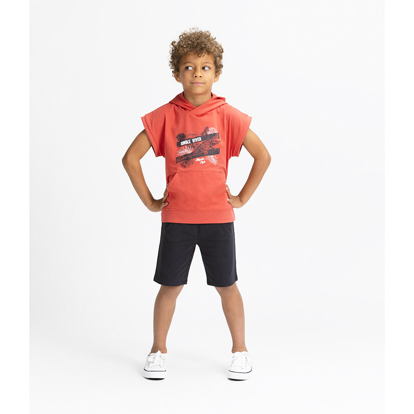 Ensemble de plage en jersey print fantaisie pour garçon 