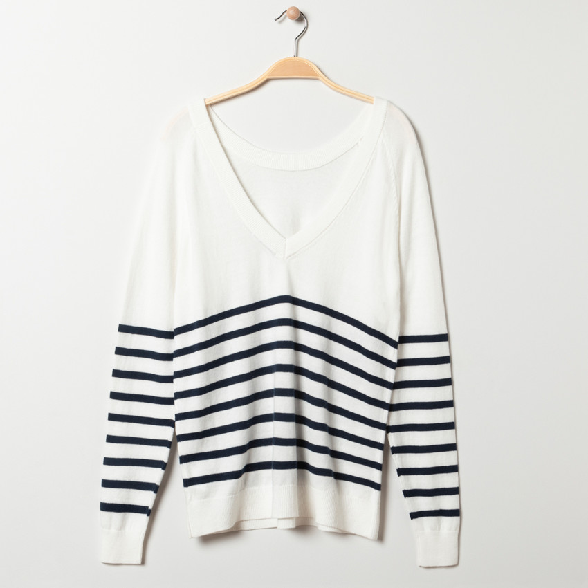 Suéter de embarazo estilo marinero  Additional Suéter de embarazo estilo marinero