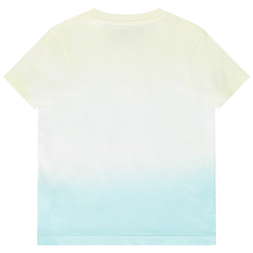 Camiseta de manga corta con estampado degradado para niño 