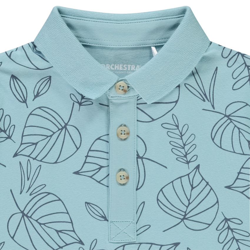 Polo manga corta estampado fantasía para niño 