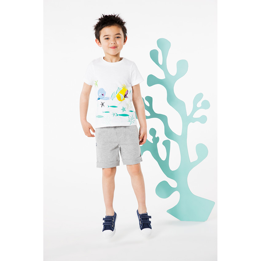 Camiseta manga corta con estampado 