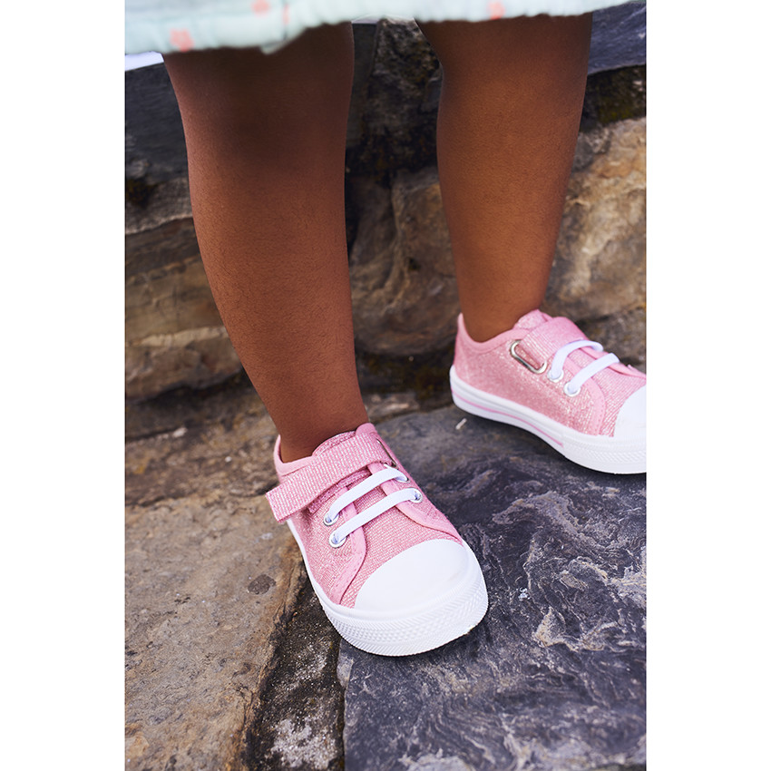 Zapatillas lona velcro bebe online