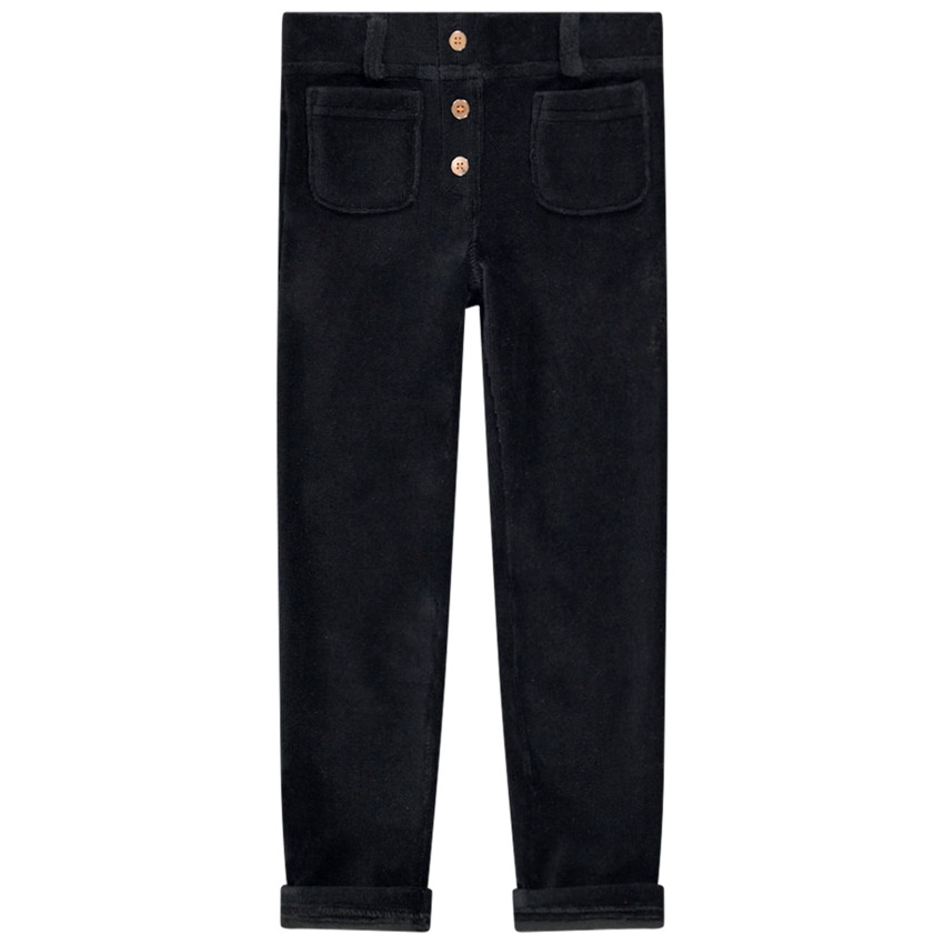 Jeggings de terciopelo para niña 