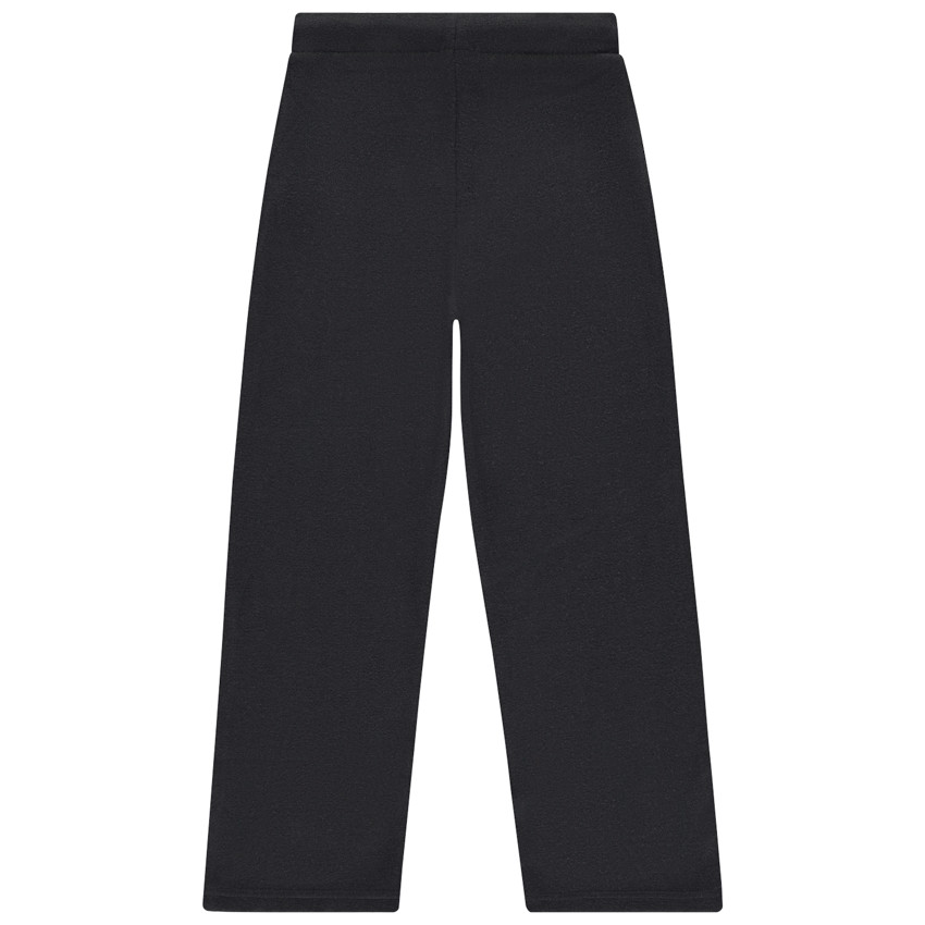 Pantalón de niña liso de corte amplio 