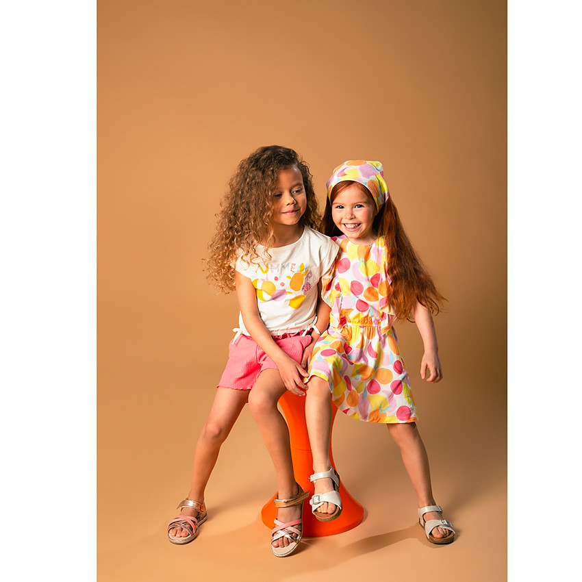 T-shirt forme boîte print fruits pour fille  Additional T-shirt forme boîte print fruits pour fille