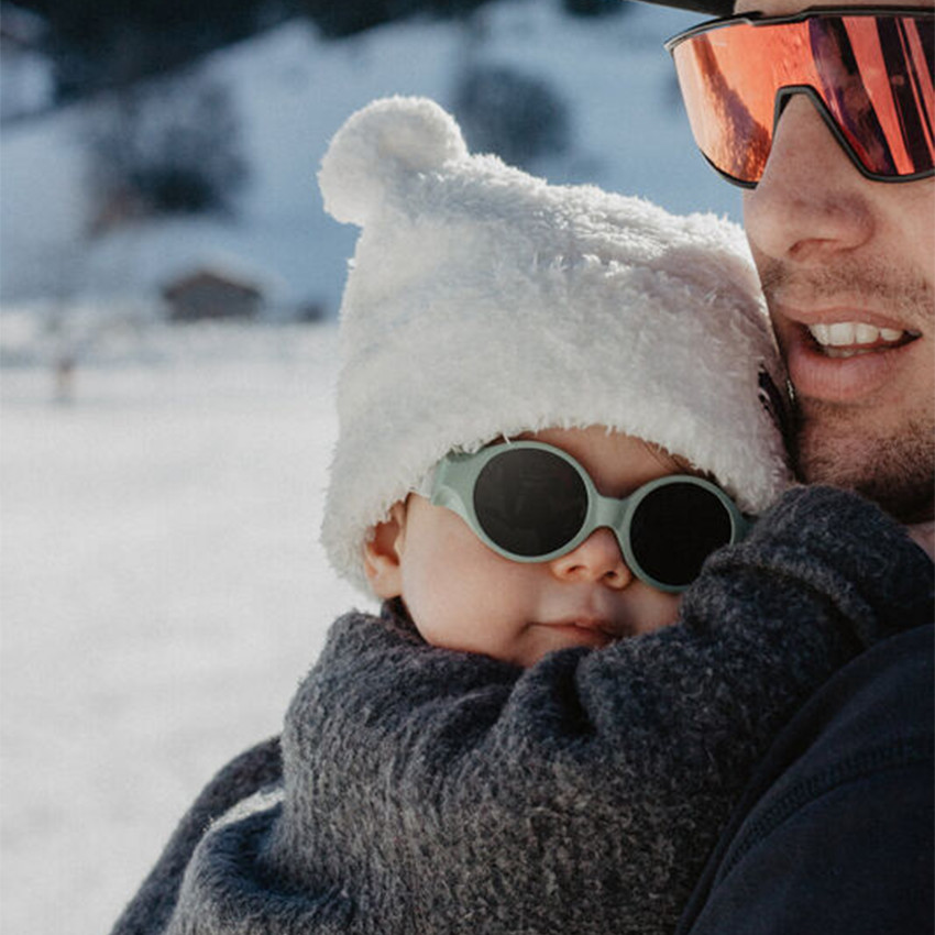 Lunettes de soleil avec bandeau 0-9M Vert sauge 