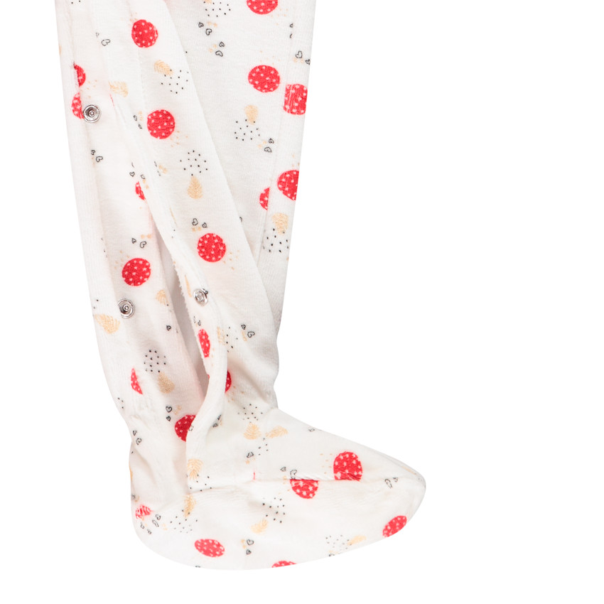 Pelele terciopleo motivo navideño 