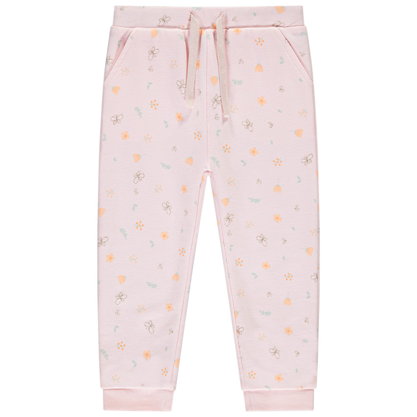 Chándal de felpa con estampado brillante para niña bebé 