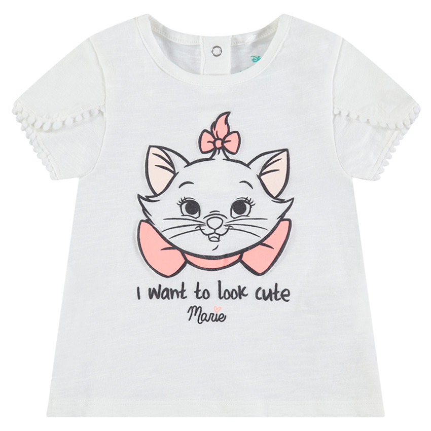 Camiseta de algodón ecológico con estampado de María de los Aristogatos ©Disney 
