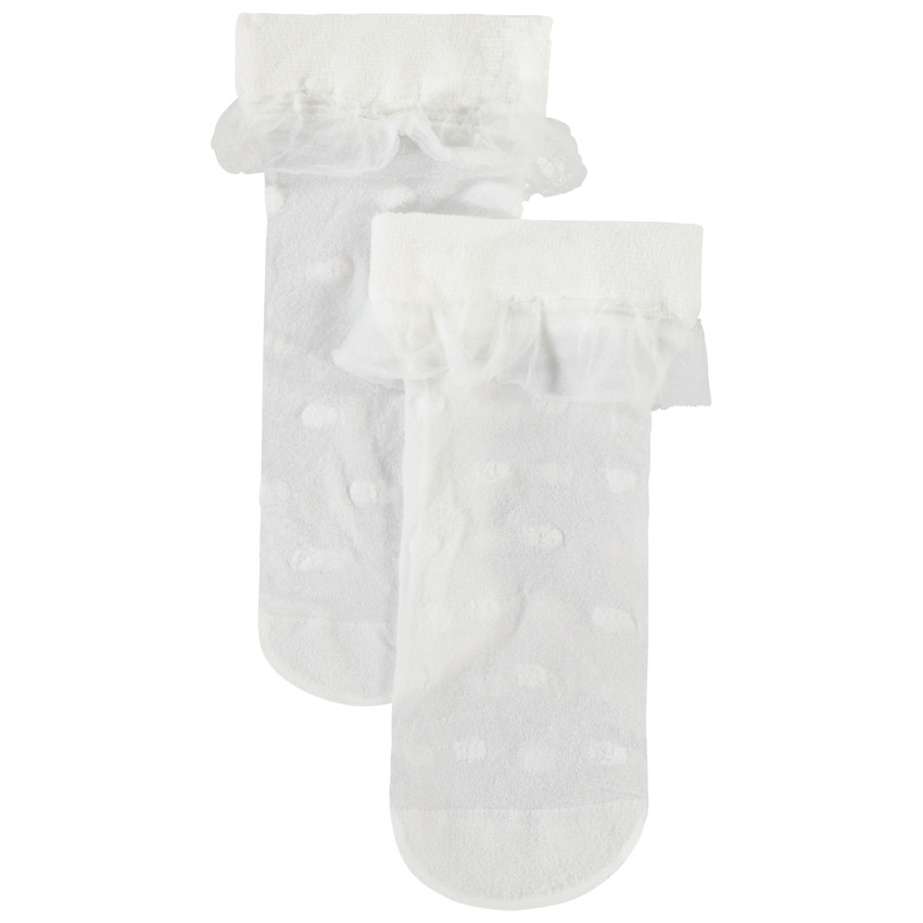 Pareo de calcetines normales efecto gasa para niña  Additional Pareo de calcetines normales efecto gasa para niña