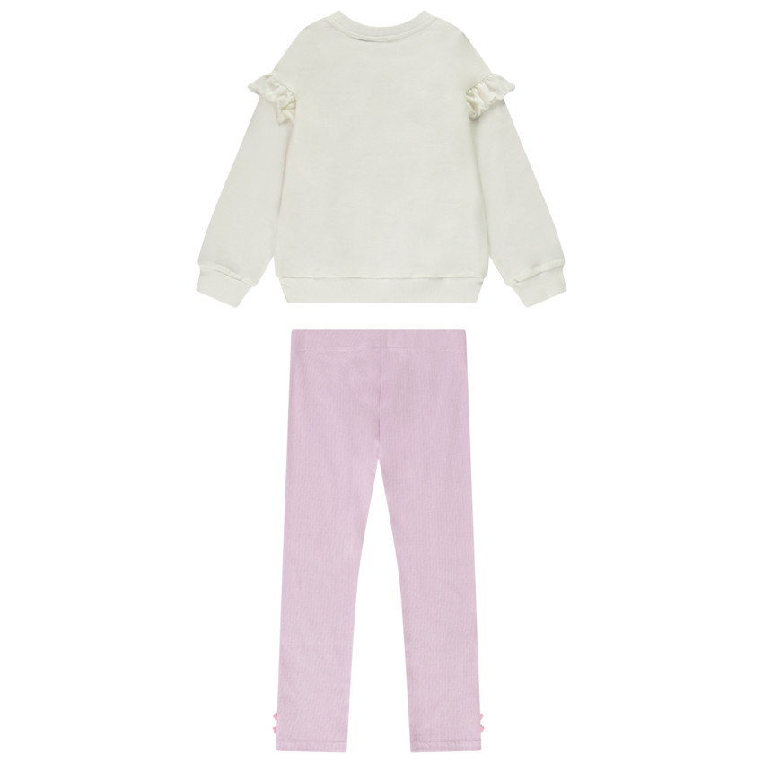 Conjunto de jogging de felpa con estampado de Minnie Disney para niña 