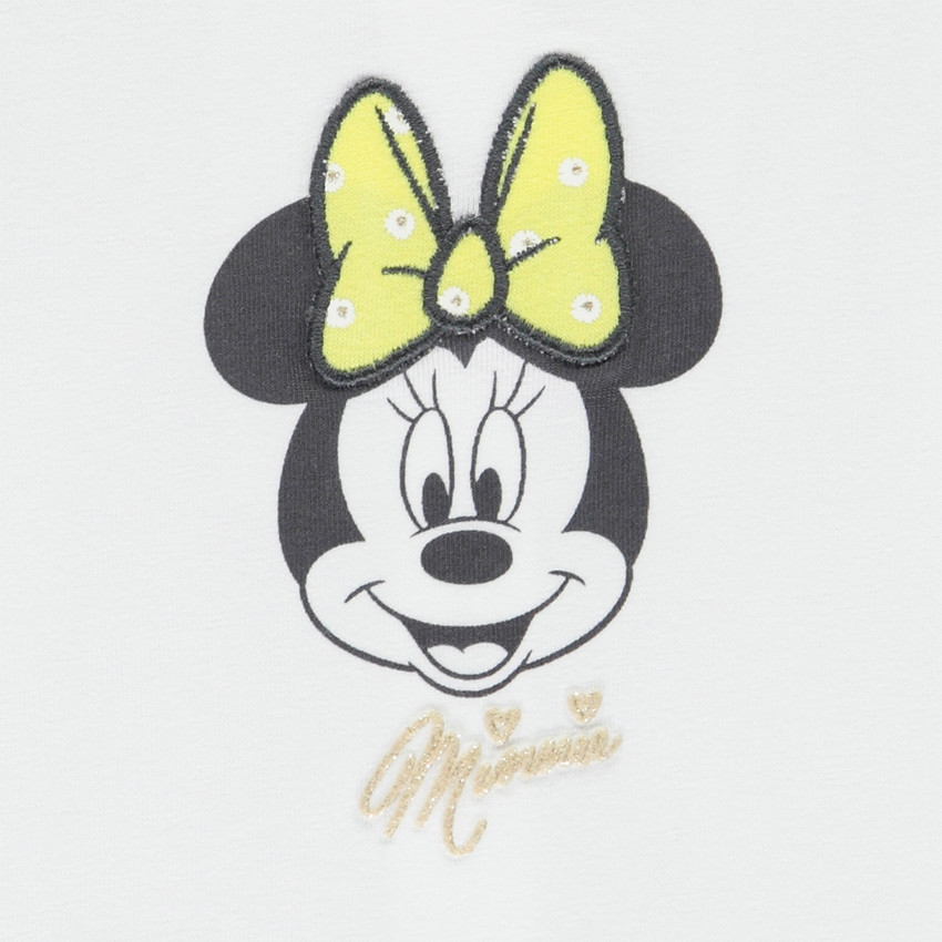 Conjunto 3 piezas con blusa Minnie Disney para bebé niña 