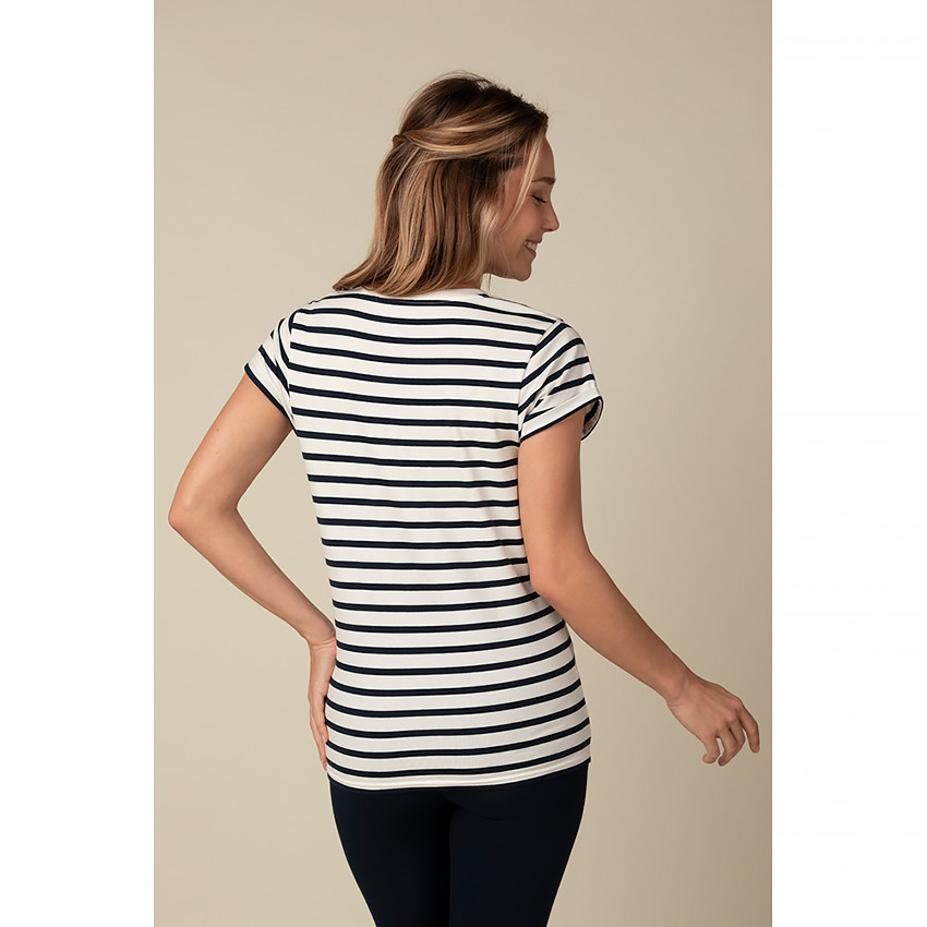 Camiseta de maternidad de manga corta para pijamas 