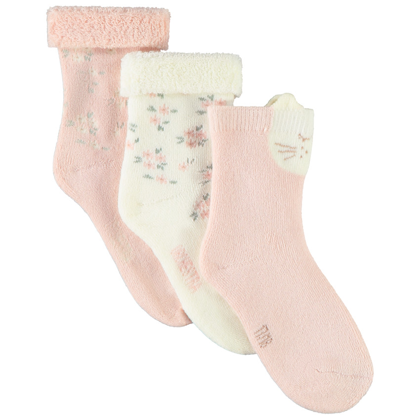 Pack de 3 pares de calcetines fantásticos para bebé niña 