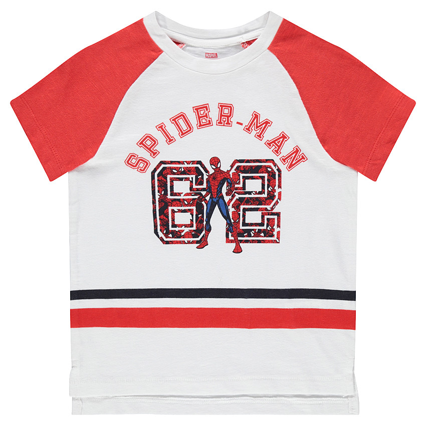 Camiseta de manga corta con bandas y estampado de ©Marvel Spiderman   Additional Camiseta de manga corta con bandas y estampado de ©Marvel Spiderman