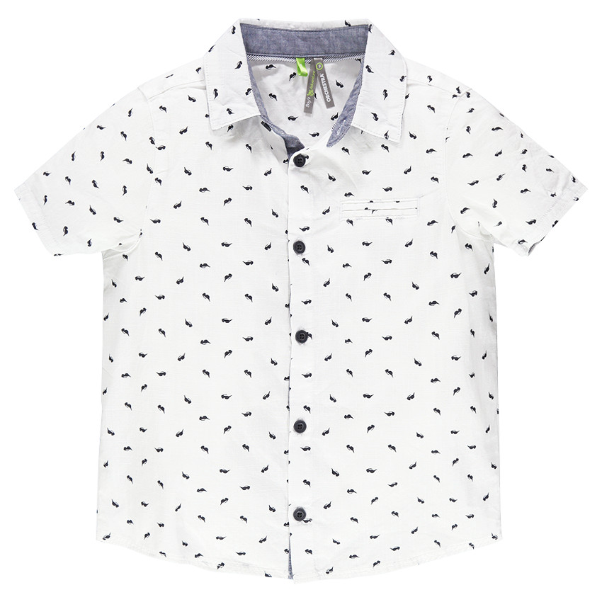Camisa manga corta con estampado 