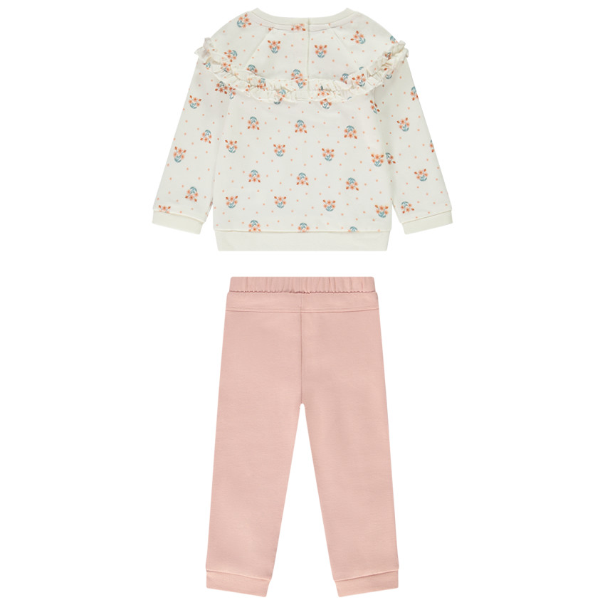 Conjunto 2 piezas estampado fantasía para bebé niña 