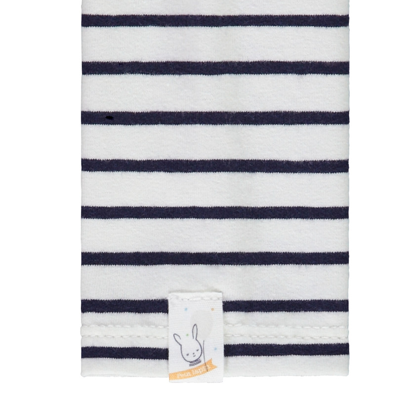 Conjunto de felpa con tirantes y camiseta de rayas para bebé  Additional Conjunto de felpa con tirantes y camiseta de rayas para bebé