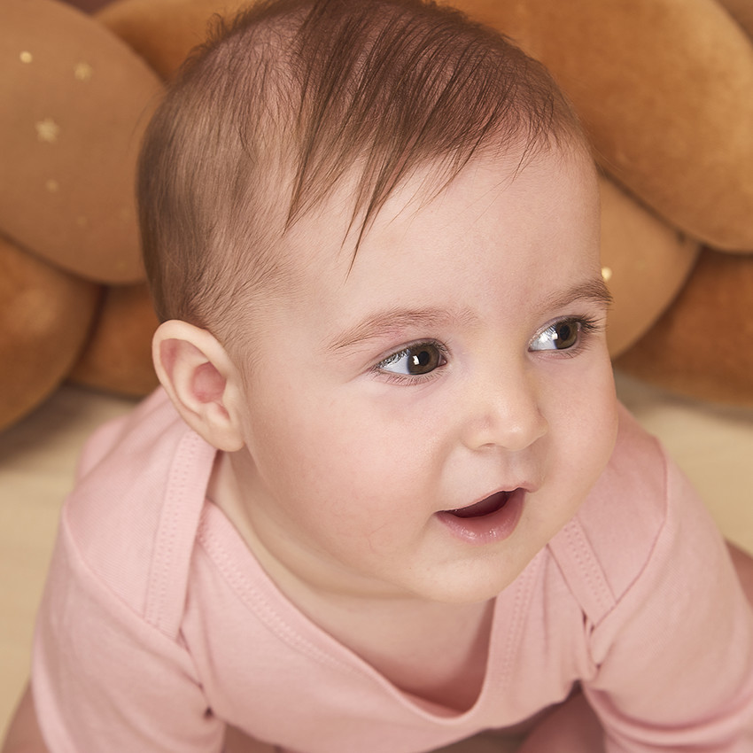 Pack de 5 bodies de manga larga para bebé niña 