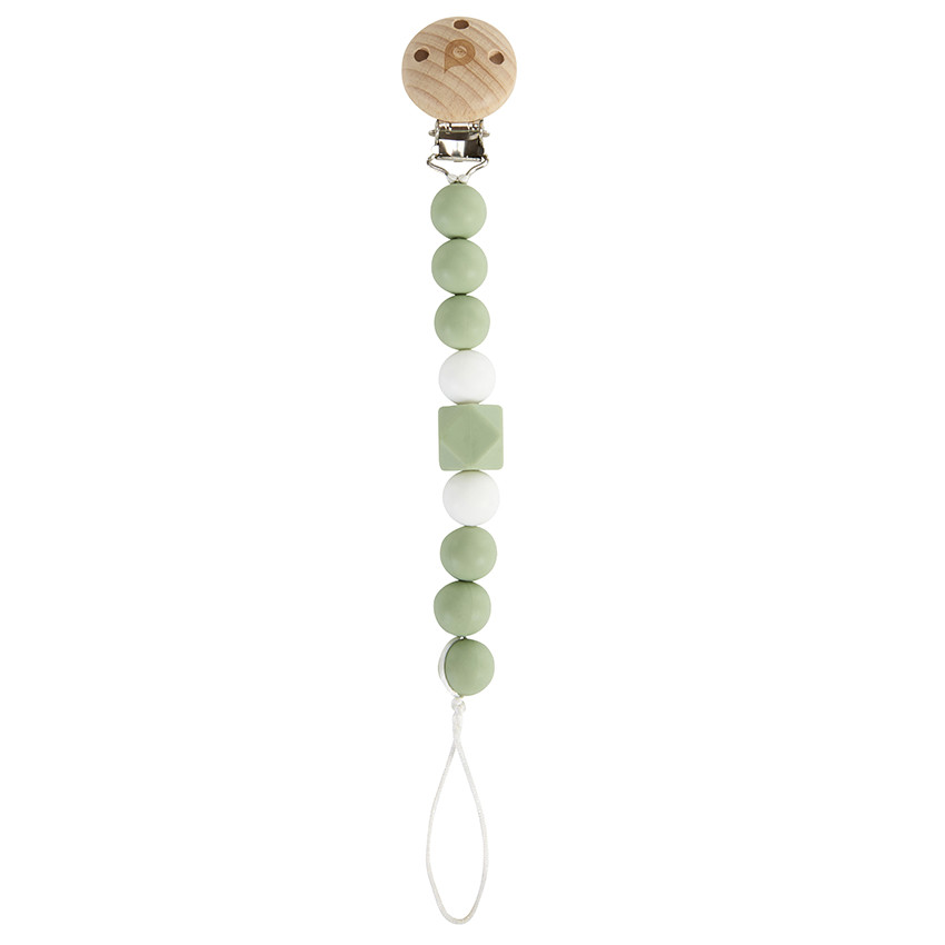 Chupete de madera y silicona verde  Additional Chupete de madera y silicona verde