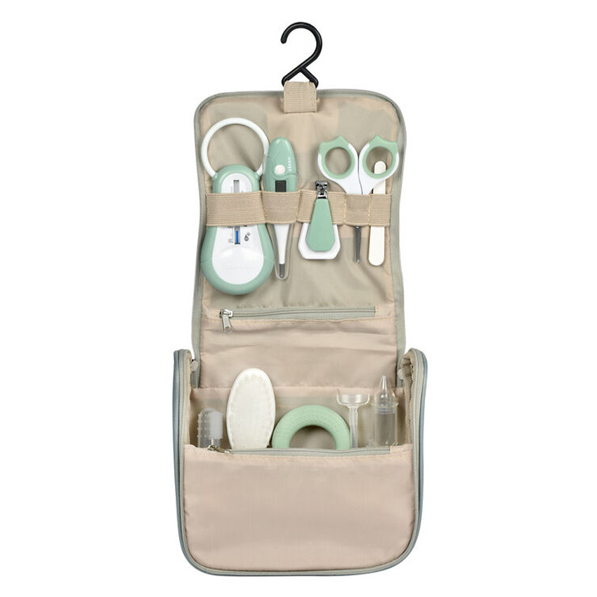 Trousse de toilette nomade 9 accessoires Vert Sauge  Additional Trousse de toilette nomade 9 accessoires Vert Sauge
