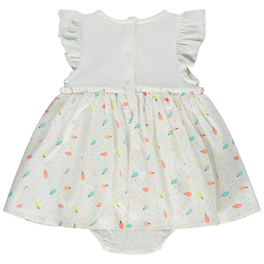 Vestido pelele 2 en 1 estampado helados para bebé niña  Additional Vestido pelele 2 en 1 estampado helados para bebé niña