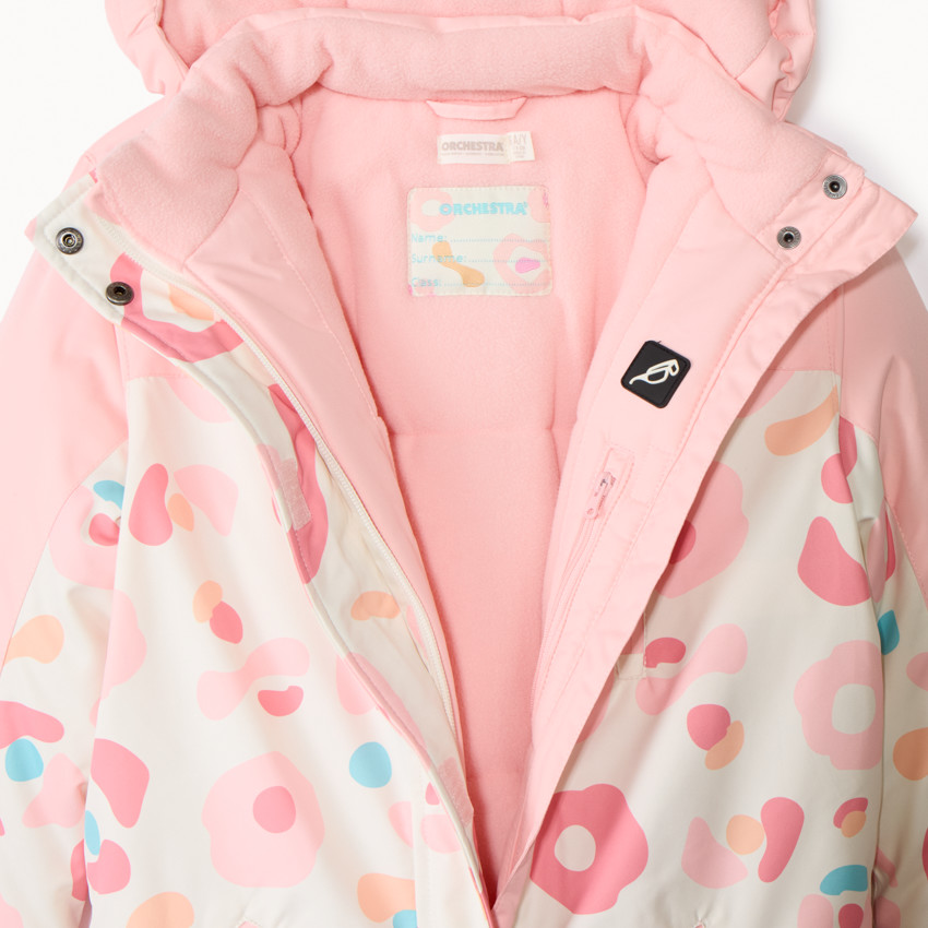 Combinaison de ski imprimé arty pour fille  