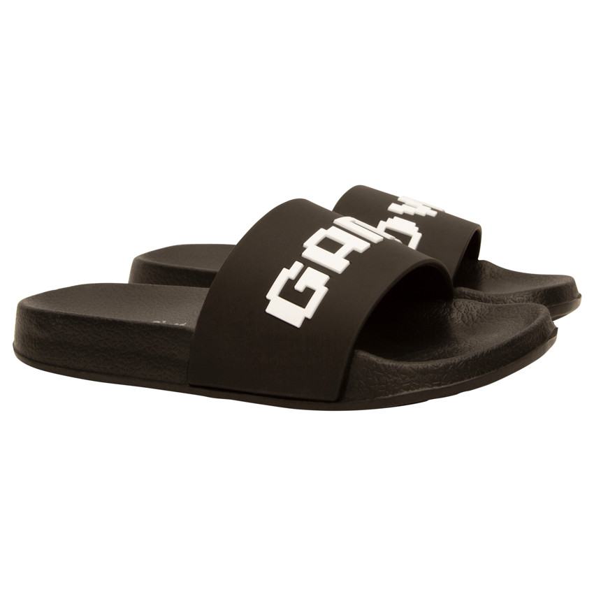 Mules con tira ancha print gamer para niño 