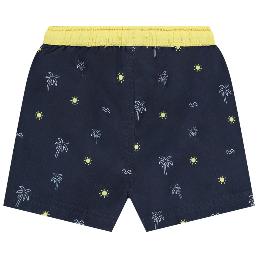 Short de baño estampado palmeras para bebé niño 