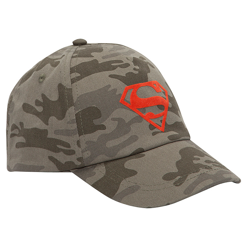 Gorra de sarga con estampado militar DC Comics con logo de Superman 