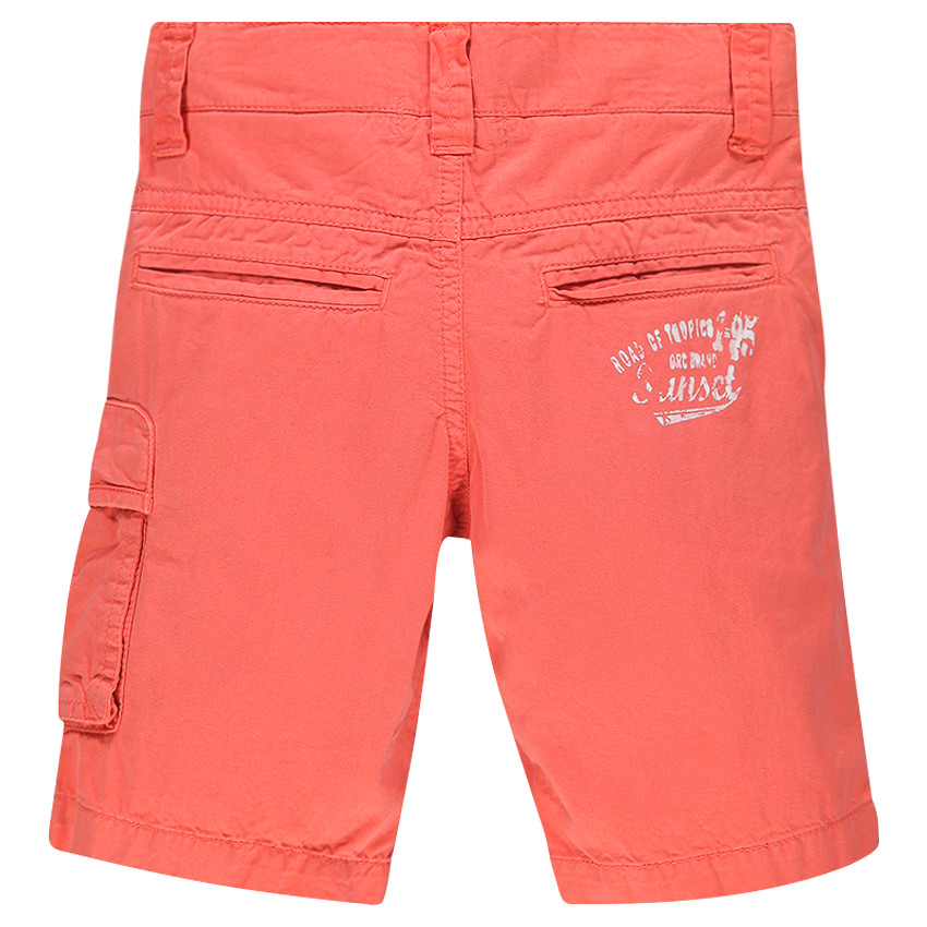 Bermuda de color liso con bolsillos 