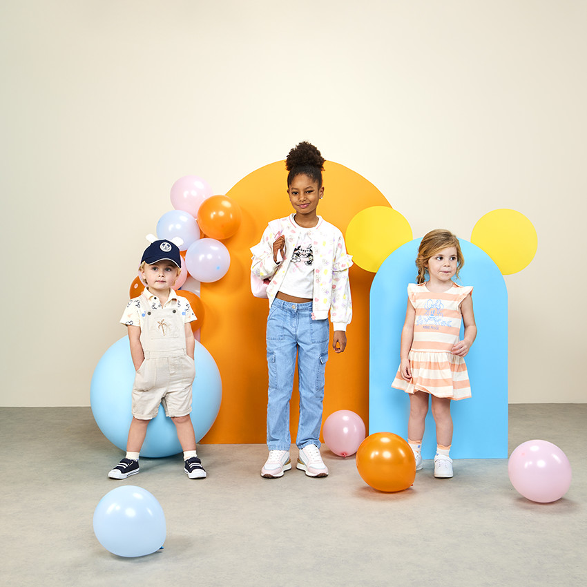 Polo manga corta estampado Mickey Disney para bebé niño 