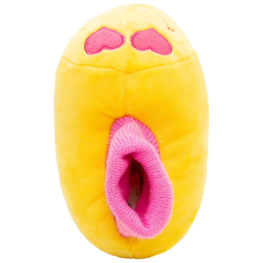 Zapatillas de peluche con bordado de Smiley   Additional Zapatillas de peluche con bordado de Smiley