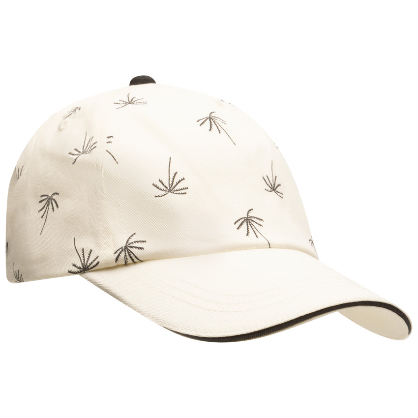 Gorra de tela con estampado de palmeras para bebé niño 